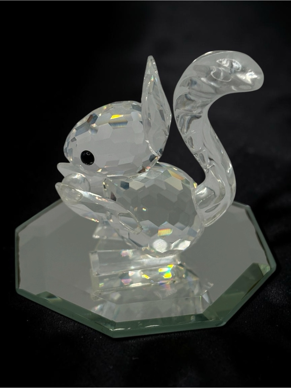VTG Swarovski Crystal Squirrel figurine Decor 7662NR42 2 inches